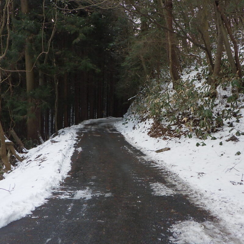 高梁市　市道除雪作業